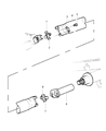 1998 Dodge Ram Wagon Driveshaft Yokes Diagram - 52097863AC