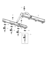 Jeep Fuel Injector Seal Diagram - 68080831AA
