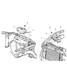 Dodge Ram 2500 Coolant Reservoir Diagram - 52028930AC
