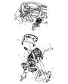 Chrysler Aspen Steering Column Diagram - 5057477AA