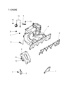 Dodge Stratus Intake Manifold Diagram - MR561384