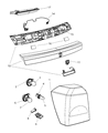 Dodge Caliber Tail Light Diagram - 5303880AH