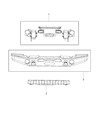 Jeep Wrangler Bumper Diagram - 68159372AF