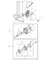 Chrysler Sebring A/C Compressor Diagram - MR315784
