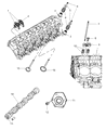 Dodge Viper Camshaft Thrust Plate Diagram - 5037819AB