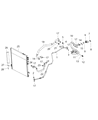 Chrysler A/C Hose Diagram - 68158873AC