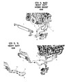 Dodge Power Steering Hose Diagram - 52113128AF