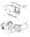 2012 Jeep Wrangler Windshield Diagram - 68089014AA