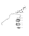 2021 Jeep Wrangler Fuel Filler Neck Diagram - 52030406AB