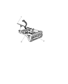Dodge Dakota A/C Switch Diagram - 5015738AA