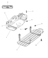 2002 Dodge Durango Fuel Tank Strap Diagram - 52102141AE