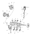 Dodge Ram Wagon Piston Diagram - 4778865AB