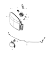 Ram Headlight Diagram - 68088549AC