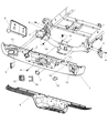 2004 Dodge Ram 2500 Bumper Diagram - 68004420AA