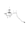 Jeep Compass Radiator Hose Diagram - 68249904AA