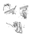 Dodge Intrepid Door Latch Assembly Diagram - 4574150AD