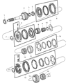 Ram Wheel Bearing Diagram - 5142822AB