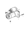 Jeep Grand Cherokee Starter Motor Diagram - 56004934