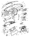 2006 Chrysler Pacifica A/C Switch Diagram - 5005460AA