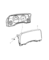 Jeep Compass Instrument Cluster Diagram - 68080405AF