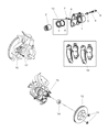 2000 Chrysler Sebring Brake Disc Diagram - 4879229AA