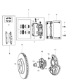 2010 Dodge Challenger Brake Disc Diagram - 4779197AE