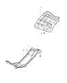 2020 Jeep Gladiator Exhaust Heat Shield Diagram - 68341916AA