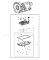 Dodge Automatic Transmission Filter Diagram - 68259490AB