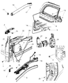 Dodge Grand Caravan Door Latch Assembly Diagram - 68030381AD