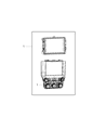 Ram 2500 A/C Switch Diagram - 68374075AB