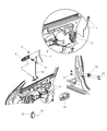 2004 Chrysler Sebring Door Handle Diagram - QA38AP4AD