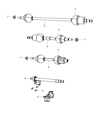 2008 Dodge Grand Caravan Axle Shaft Diagram - R4880210AH
