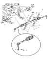 Dodge Viper Rack And Pinion Diagram - 4865678AE