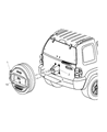 Jeep Liberty Spare Wheel Diagram - 5GL67PAKAF