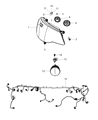 2014 Chrysler 200 Headlight Diagram - 68088067AG