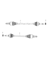 Dodge Journey Axle Shaft Diagram - 4743819AC