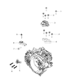 Jeep Compass Engine Mount Diagram - 68259148AB