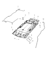 2020 Jeep Cherokee Carrier Bearing Spacer Diagram - 68421594AA
