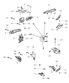Chrysler PT Cruiser Engine Mount Diagram - 4668628AB