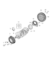 Jeep Renegade Crankshaft Thrust Washer Set Diagram - 4892763AA