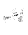 Dodge Journey Trunk Lock Cylinder Diagram - 68033742AA