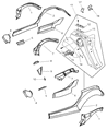 2002 Chrysler Prowler Fuel Door Diagram - 4865237AA