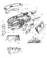 Chrysler Sebring Glove Box Diagram - RA64ZP7AB