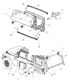 Jeep Wrangler Window Run Diagram - 55397039AF