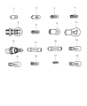 Jeep Instrument Panel Light Bulb Diagram - 4798827