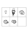 Dodge Fog Light Bulb Diagram - 154874AA