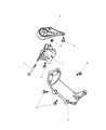 2004 Jeep Grand Cherokee Transmission Mount Diagram - 52058996