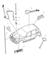 Chrysler PT Cruiser Antenna Diagram - 4671868AB
