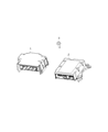 2017 Dodge Grand Caravan Air Bag Control Module Diagram - 68233535AD