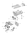 Jeep Wrangler Timing Chain Guide Diagram - 4884472AA